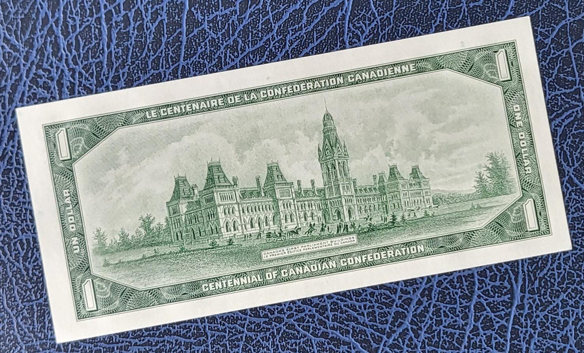 1 One Dollar 1967 Canada Commemorative Uncirculated Gem UNC