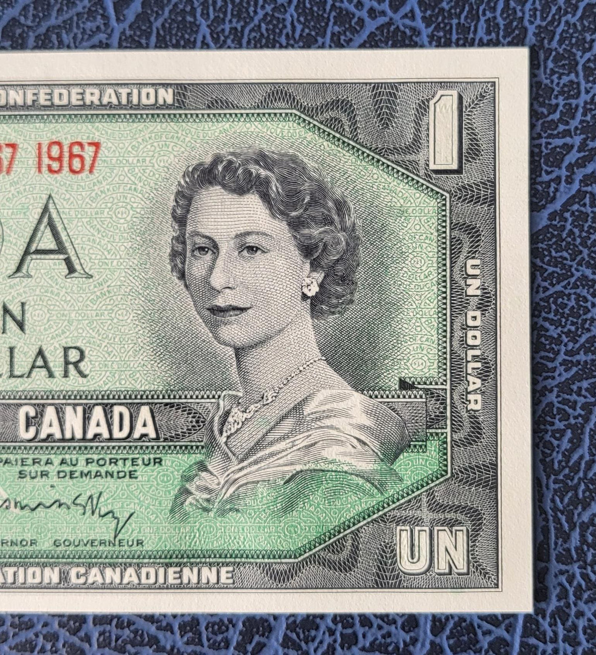 1 One Dollar 1967 Canada Commemorative Uncirculated Gem UNC