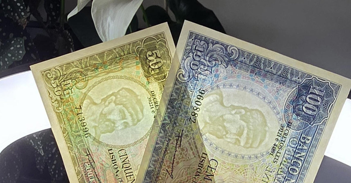 50 and 100 Escudos 1971 Portuguese Guinea Uncurculated UNC (two banknotes)