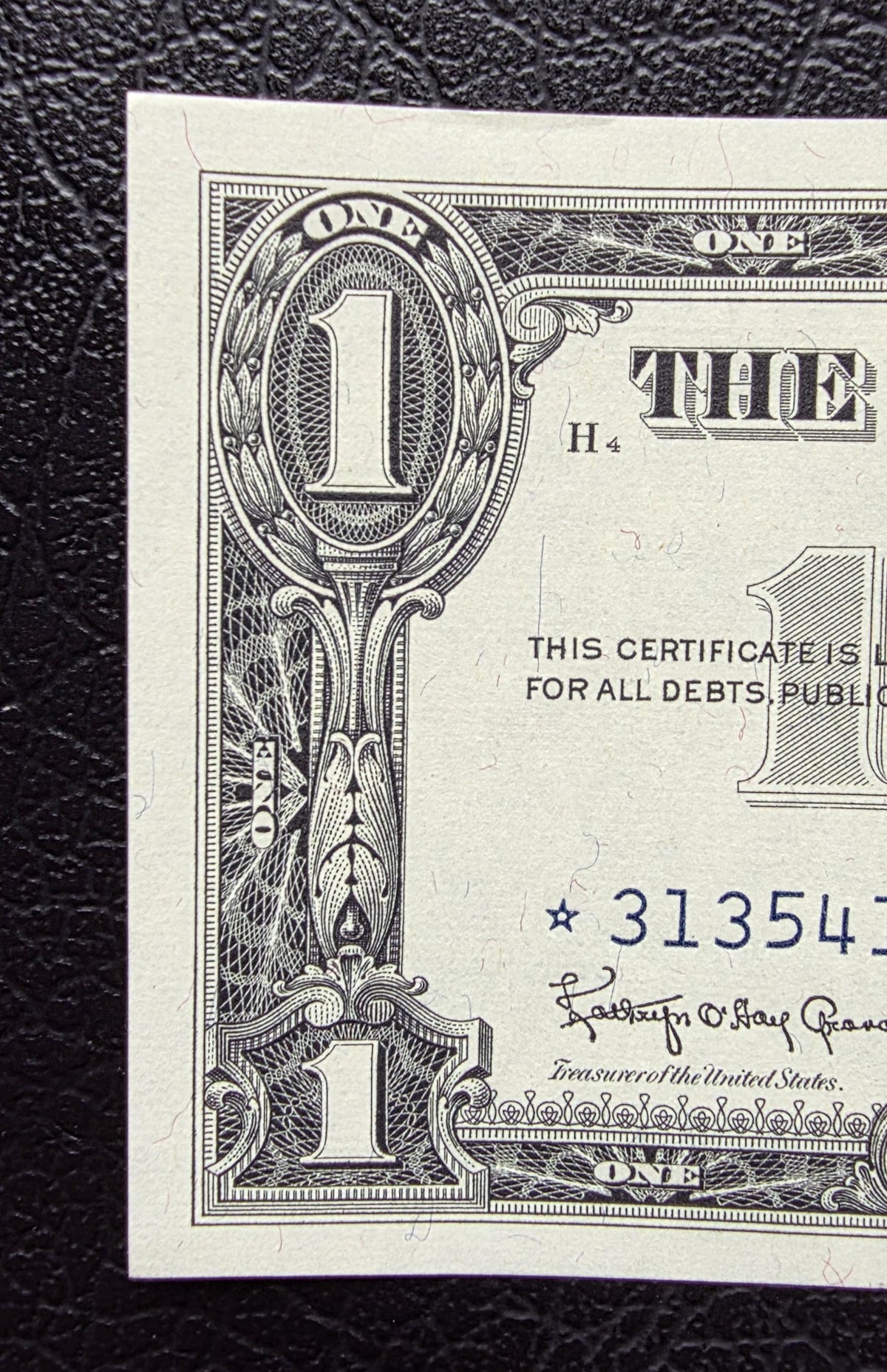 One Dollar 1957 Blue Seal STAR replacement note United States of America USA Gem Uncirculated UNC