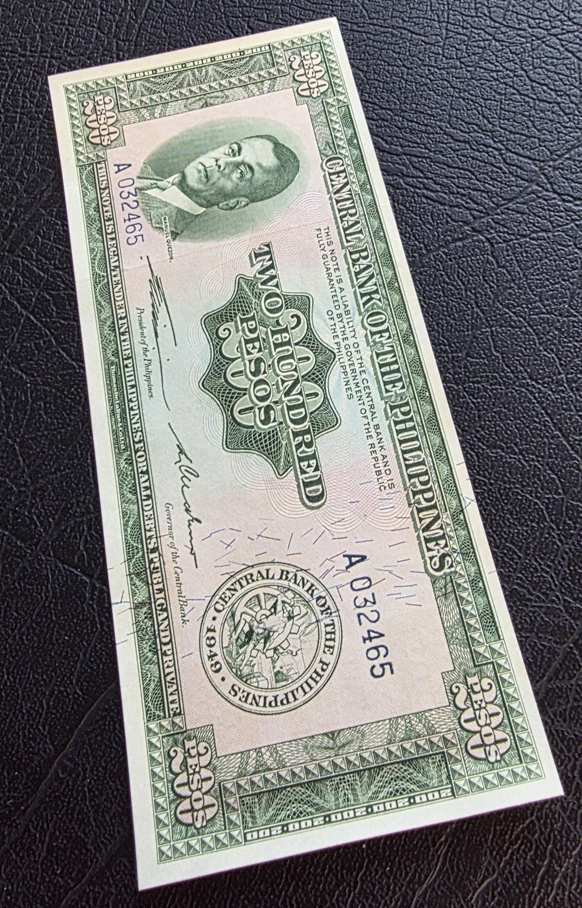 200 Pesos 1949 Philippines Uncirculated UNC