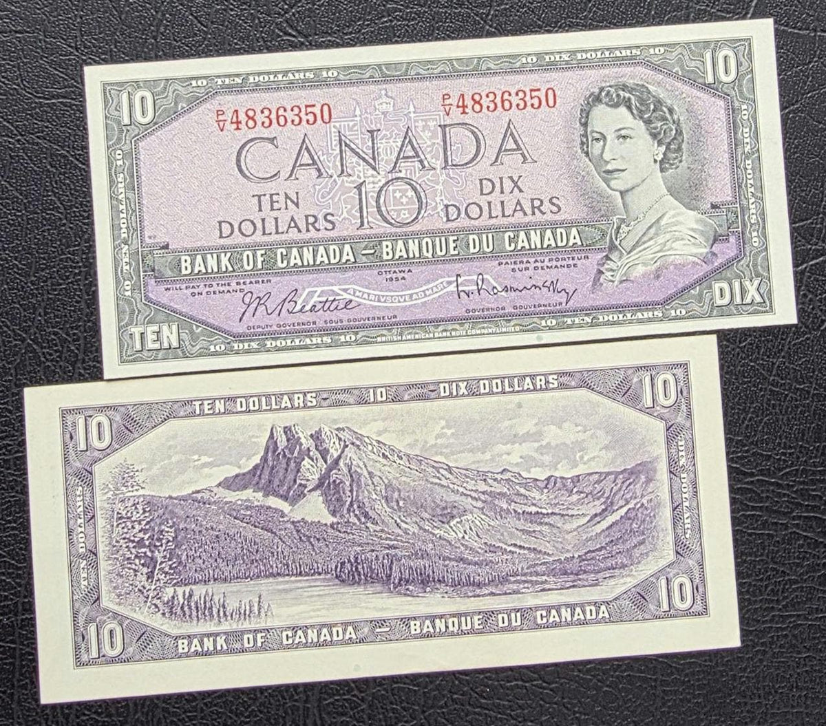 10 Dollars 1954 Canada Uncirculated UNC