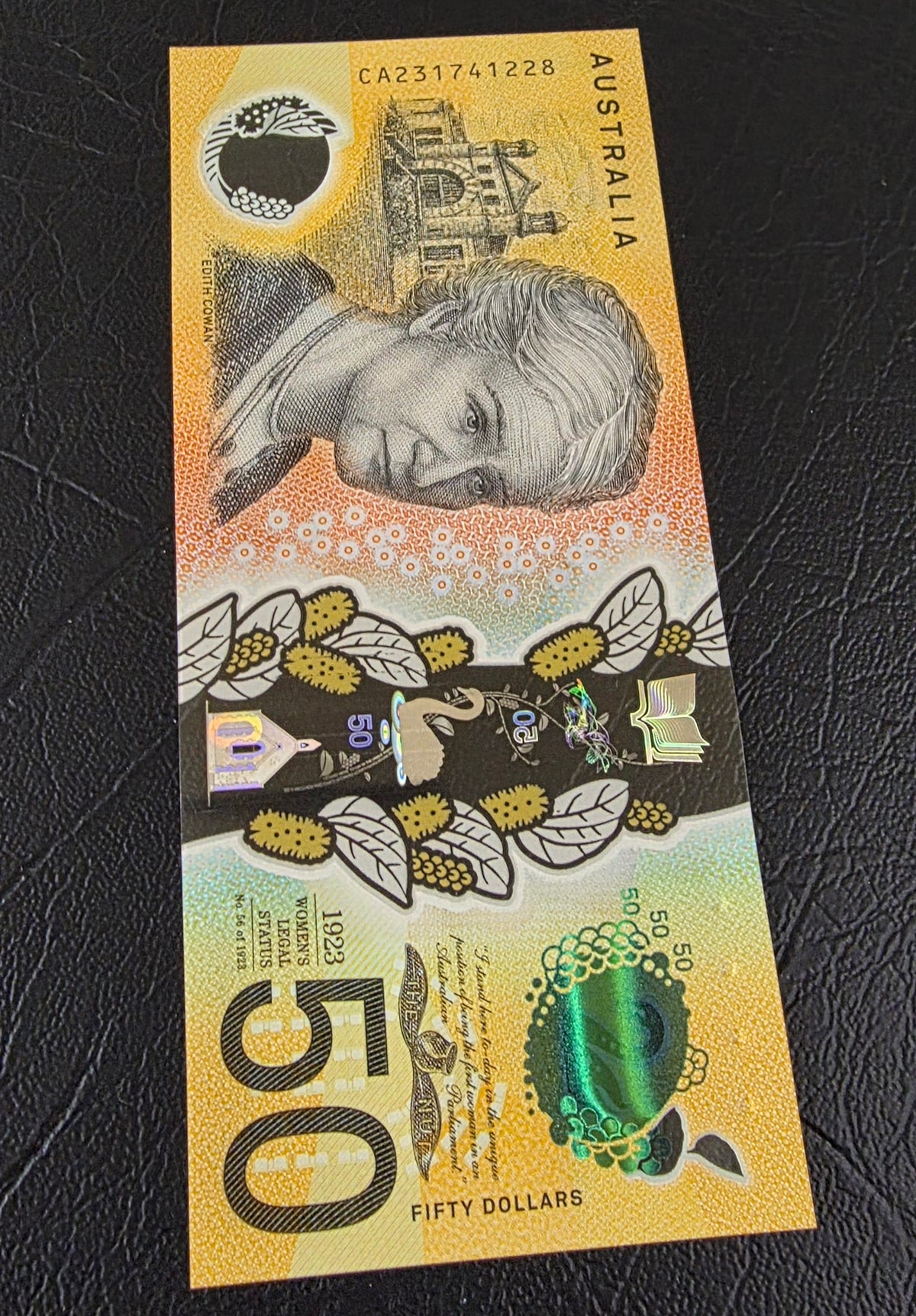 50 Dollars Australia 2023 polymer Gem Uncirculated UNC