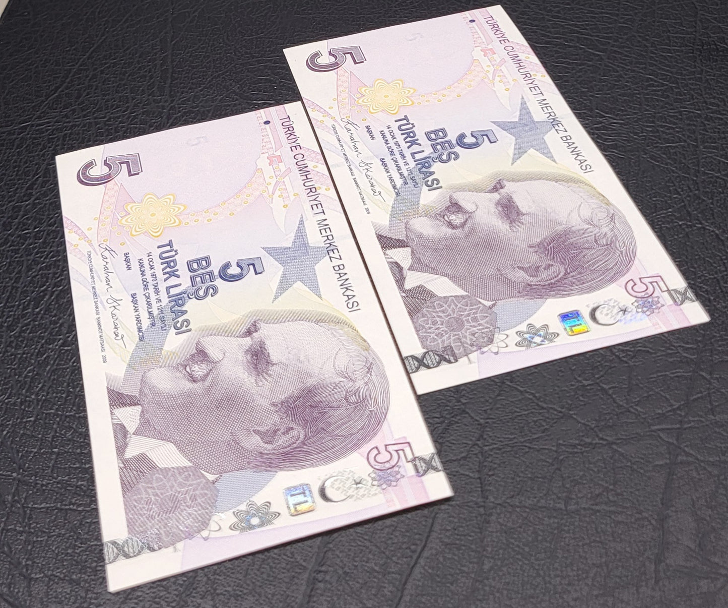 5 Lira 2023 Turkey Türkiye Uncirculated UNC Gem P 222g