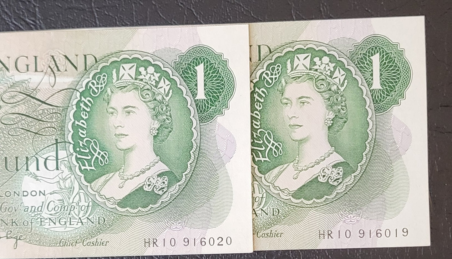 1 One Pound 1970 Great Britain Bank of England Uncirculated UNC GEM