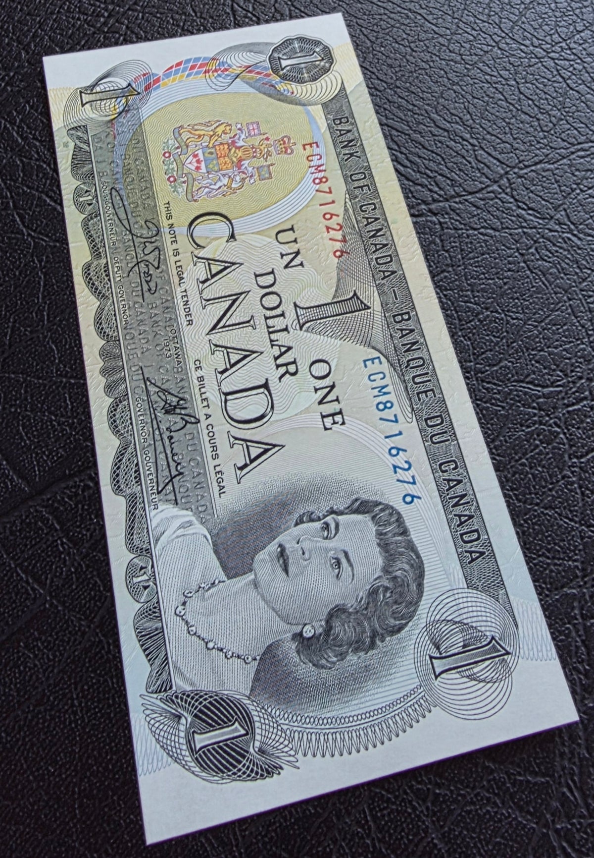 1 One Dollar 1973 Canada Banknote Gem Uncirculated (UNC)