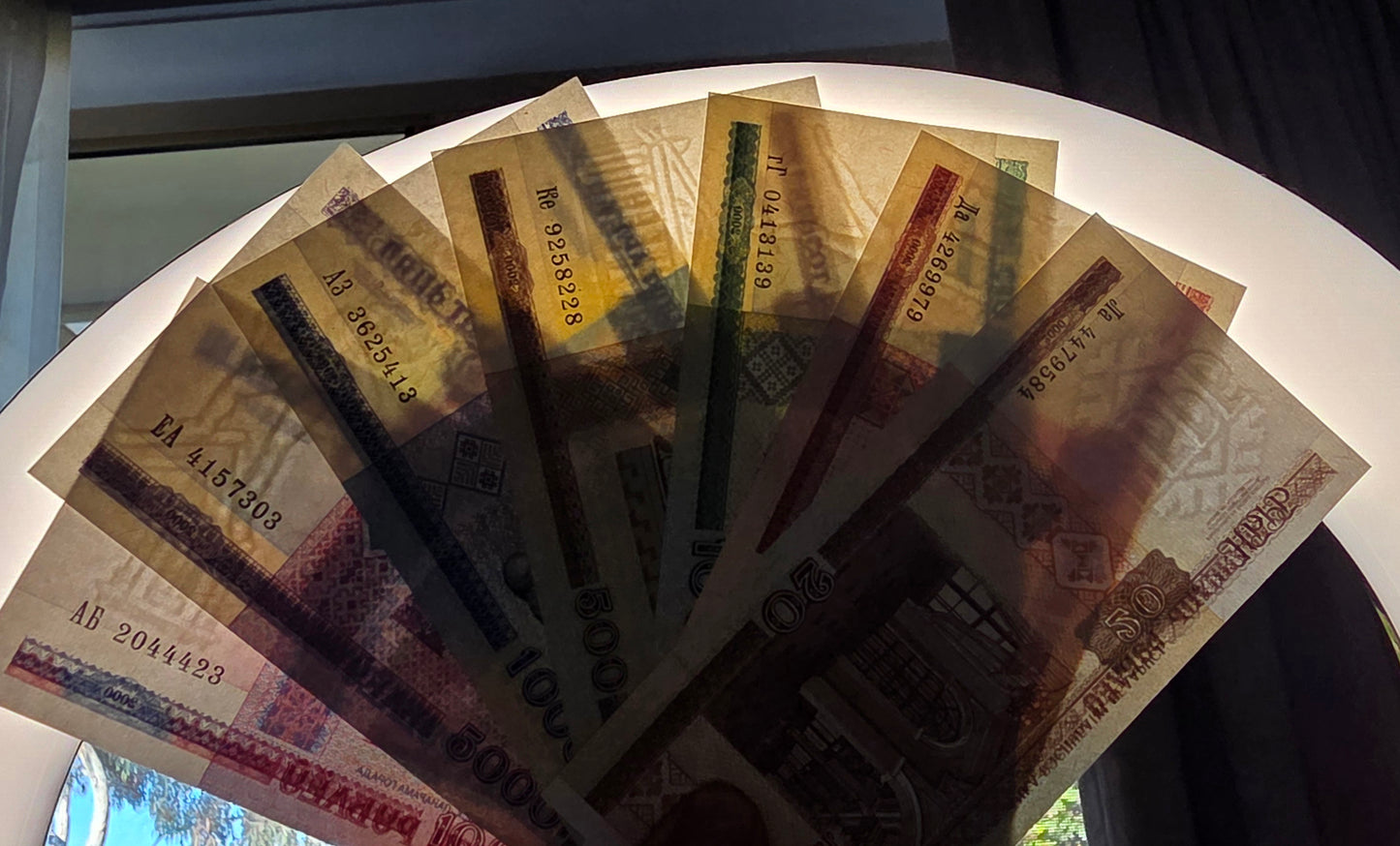 Belarus Rubles set 20 to 10000 Rubles 2000s Gem Uncirculated UNC (7 banknotes)