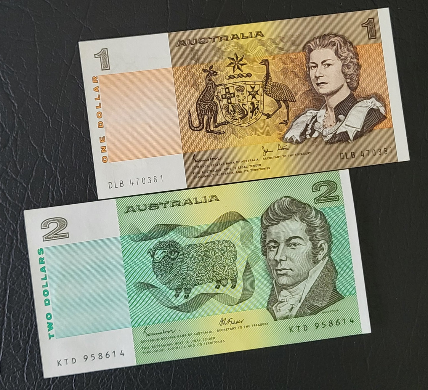 Set of 1, 2, 5, 10 and 20 Dollars 1980- 1990s Australia Uncirculated UNC Gem