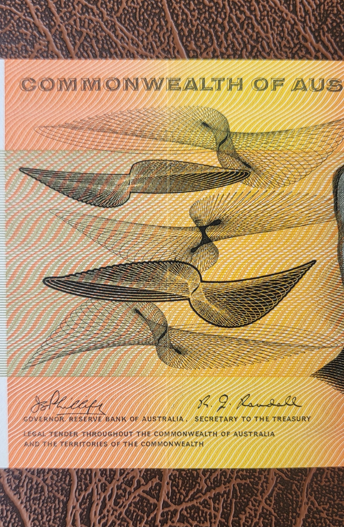Ten 10 Dollars 1968 Phillips Randall Australia Uncirculated UNC GEM P 41c Rare Signature