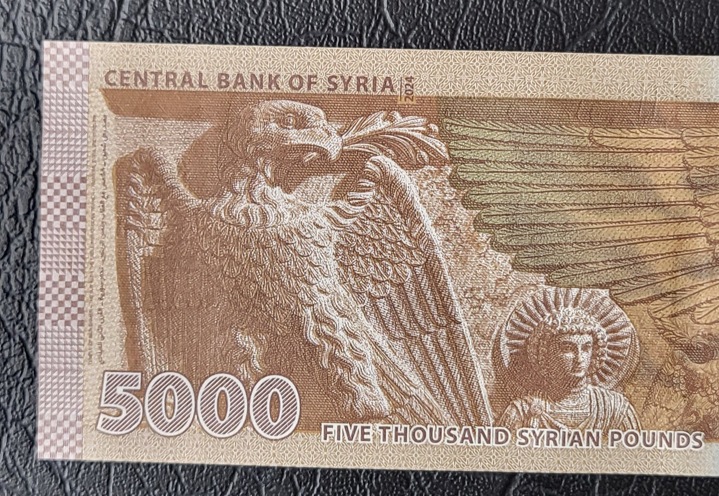 5000 Lira Syria Syrian Pounds Bashar Asad Era Uncirculated UNC Gem