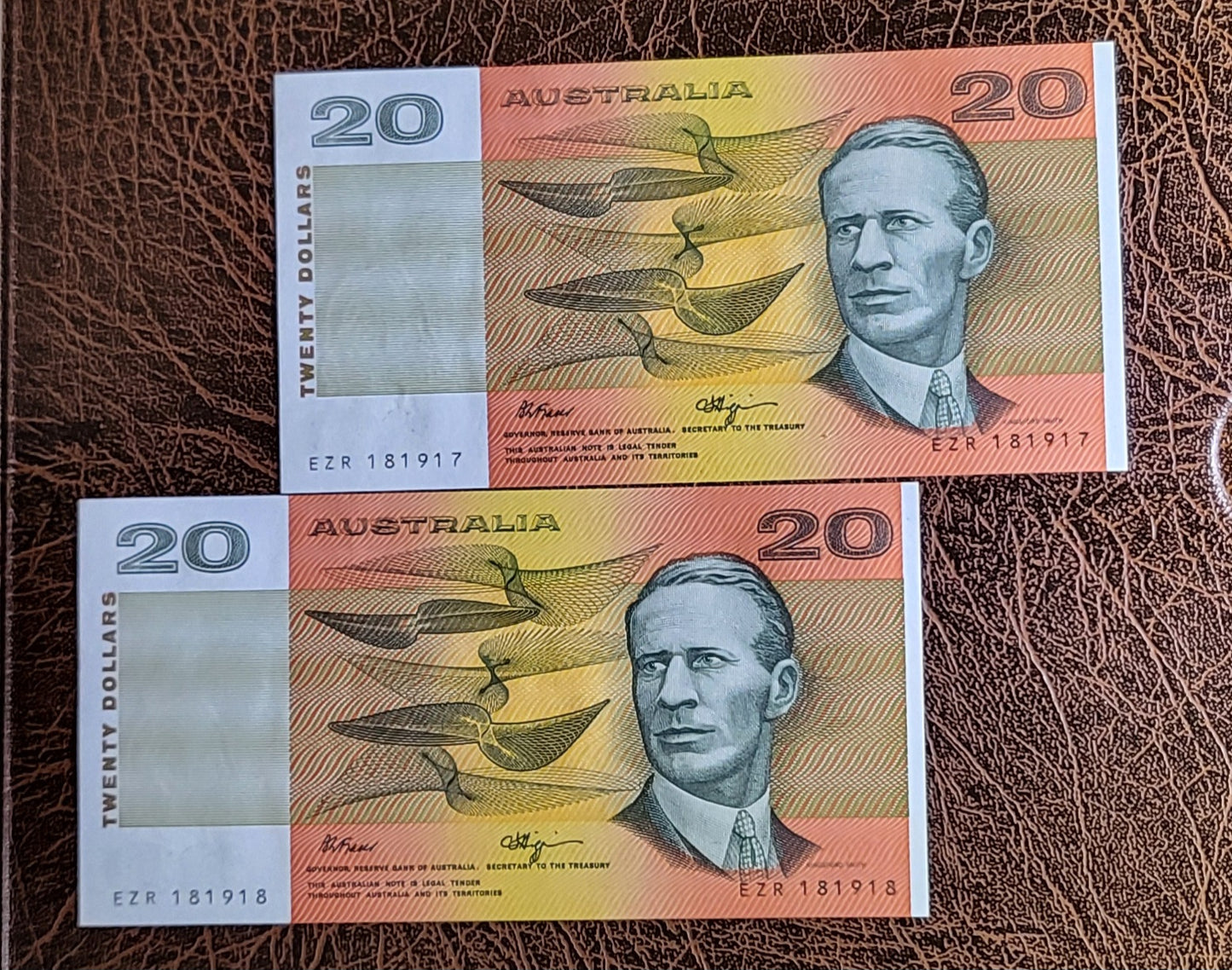 10 Ten Dollars 1989 Australia R412 Mc194 Fraser & Higgins Uncirculated UNC GEM