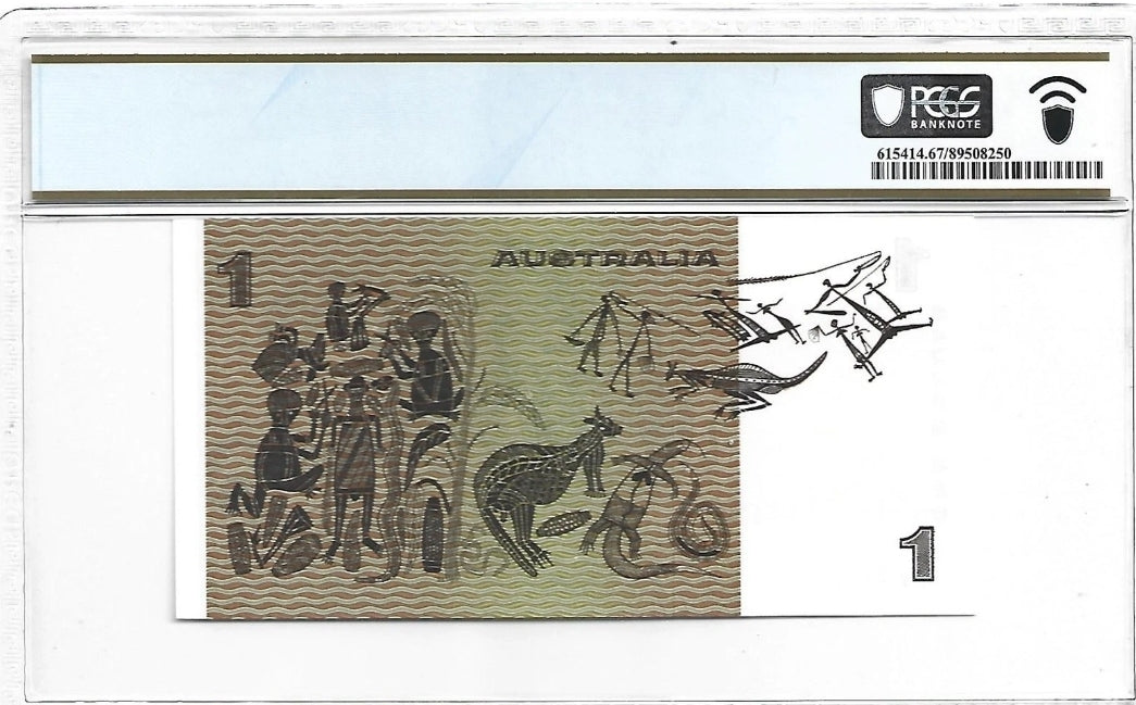 1 $ Dollar 1982 Australia Reserve Bank of Australia P 42d PCGS 67 PPQ