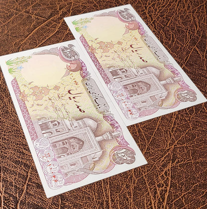 100 Rials 1982 Persian note Uncirculated Superb P135