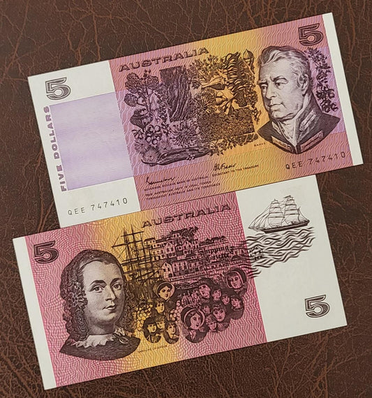 5 Dollars 1985 Australia Uncirculated UNC Gem