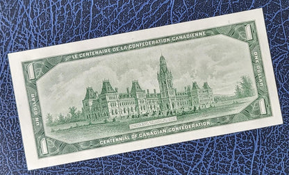 1 One Dollar 1967 Canada Commemorative Uncirculated Gem UNC