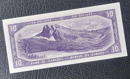 10 Dollars 1954 Canada Gem Uncirculated UNC Beattie Coyne (Rare in this quality)