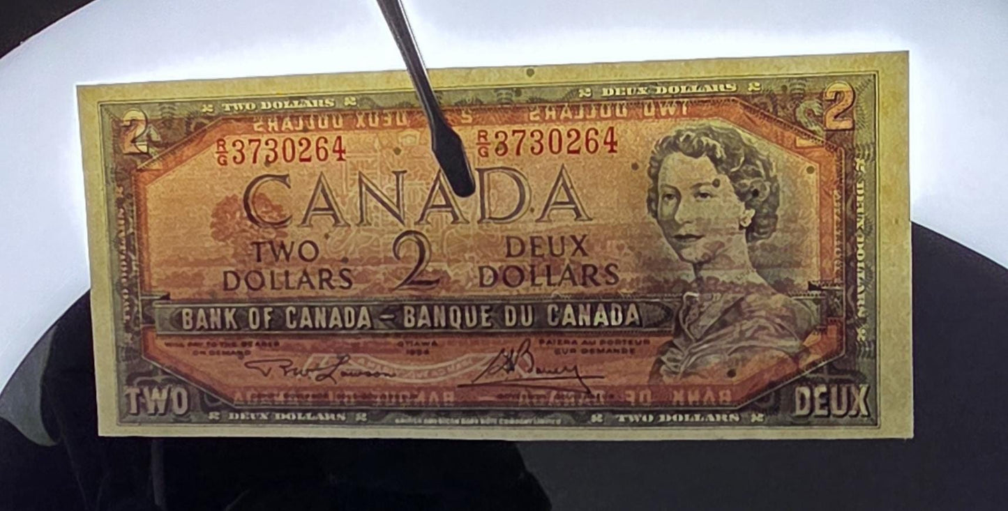 Two Dollars 1954 Canada Gem Uncirculated UNC