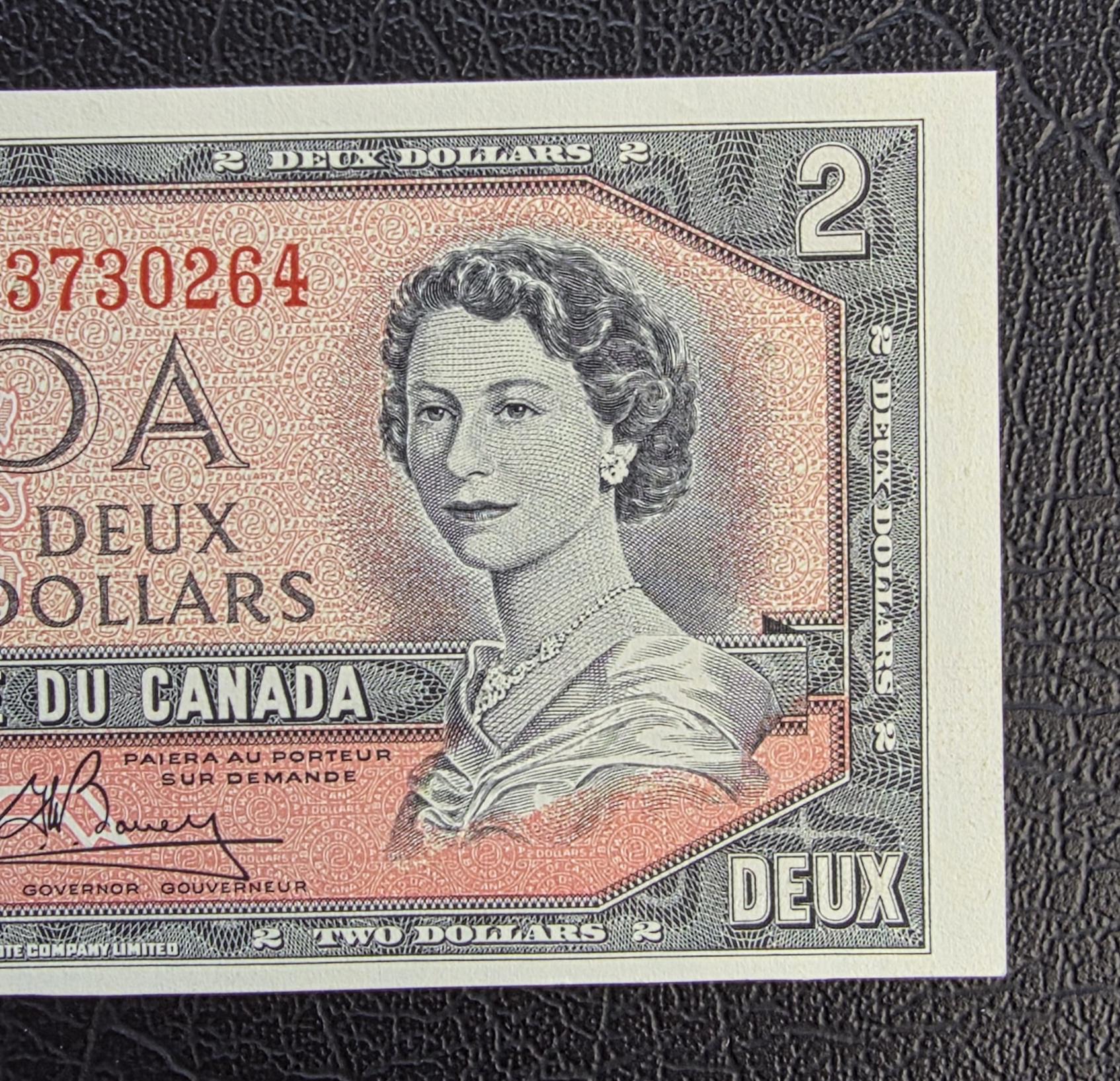 Two Dollars 1954 Canada Gem Uncirculated UNC