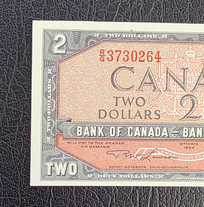 Two Dollars 1954 Canada Gem Uncirculated UNC