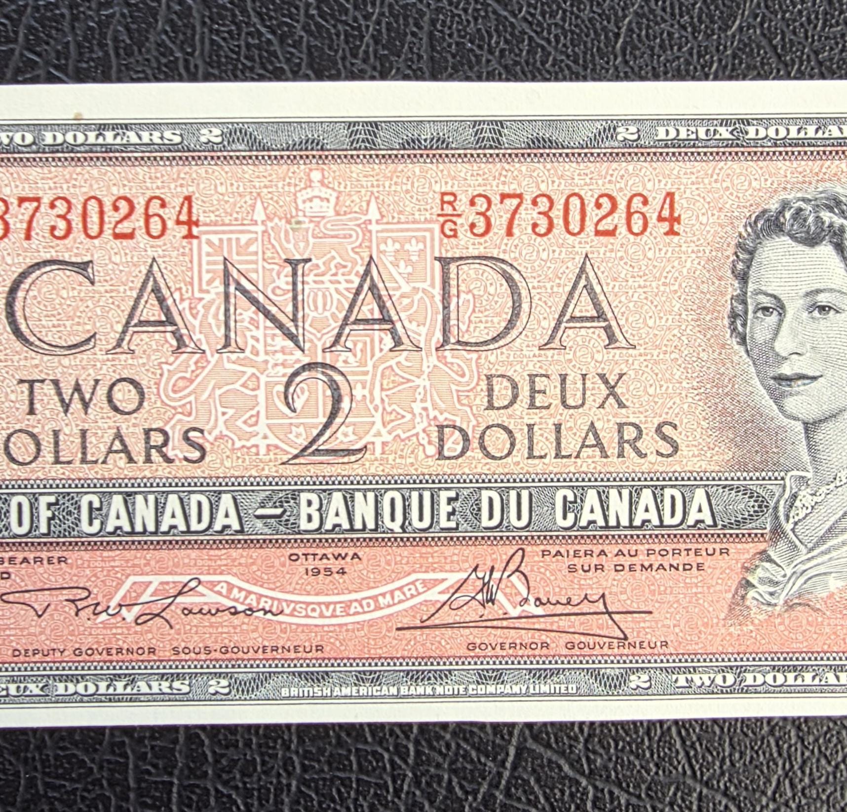 Two Dollars 1954 Canada Gem Uncirculated UNC