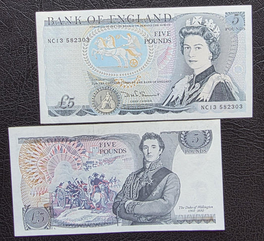5 Five Pounds 1980 Great Britain United Kingdom Bank of England Uncirculated UNC