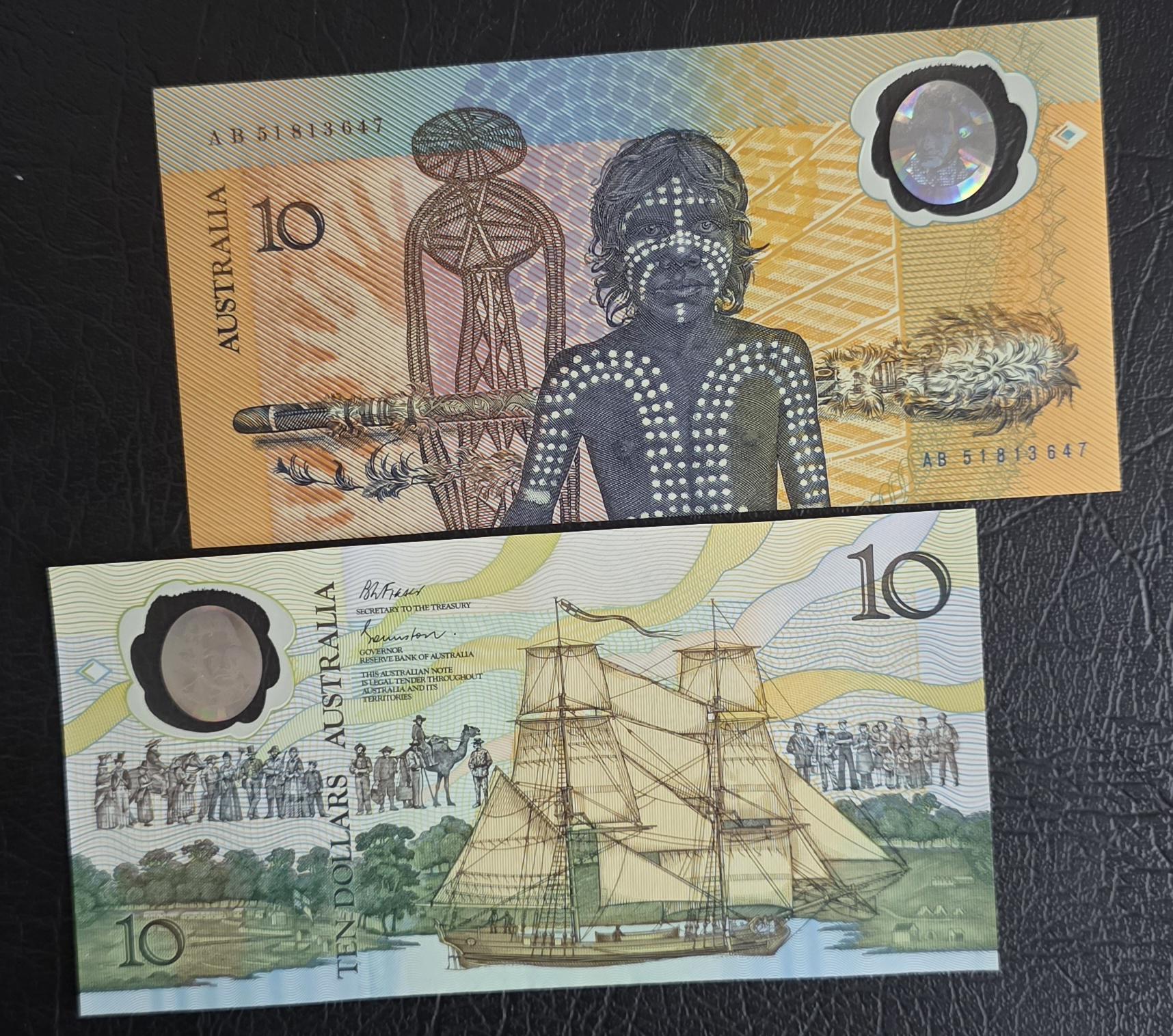 10 Ten Dollars 1988 Commemorative Australia Gem UNC Polymer