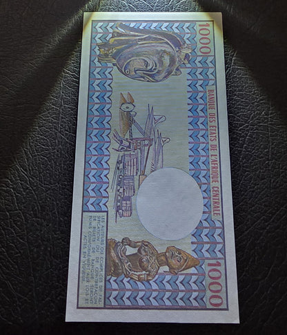Set of 1000 Francs French Africa West and Equatorial Uncirculated (Two notes)