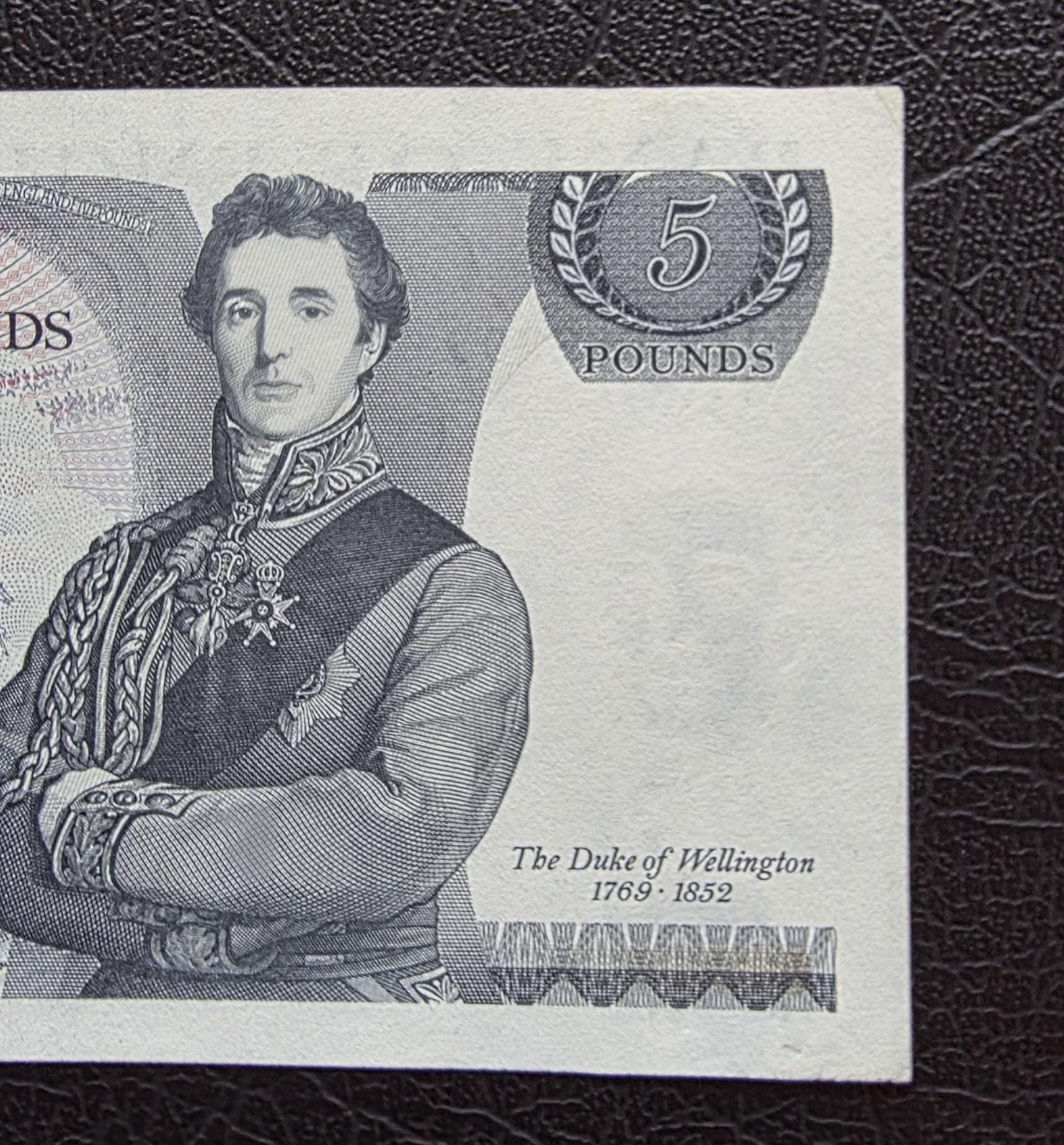 5 Five Pounds 1980 Great Britain United Kingdom Bank of England Uncirculated UNC