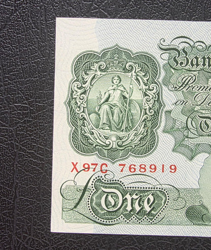 One Pound 1949- 1955 Great Britain England Beale Signature Gem Uncirculated UNC