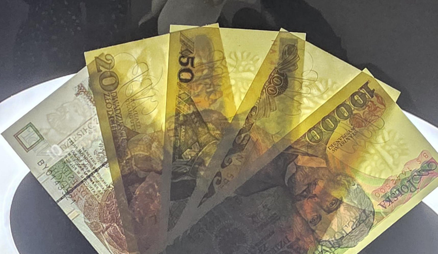 Set of 10, 20, 50, 100 and 10000 Zlotych 1976- 2016 Poland Uncirculated UNC (five notes)