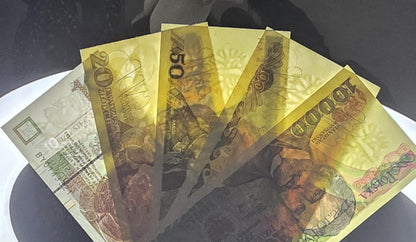 Set of 10, 20, 50, 100 and 10000 Zlotych 1976- 2016 Poland Uncirculated UNC (five notes)