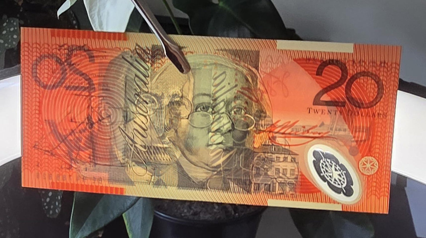 20 Twenty Dollars 1994 Australia Fraser Evans Gem Uncirculated Polymer