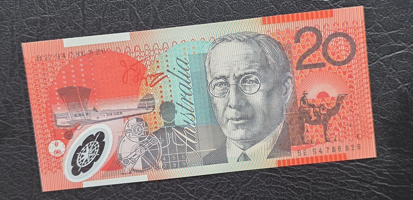 20 Twenty Dollars 1994 Australia Fraser Evans Gem Uncirculated Polymer