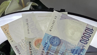 Set of 500, 1000 (×2), 2000, 5000 and 10000 1970s- 1990s Lire Italy Italia Gem Uncirculated UNC ( 6 notes)
