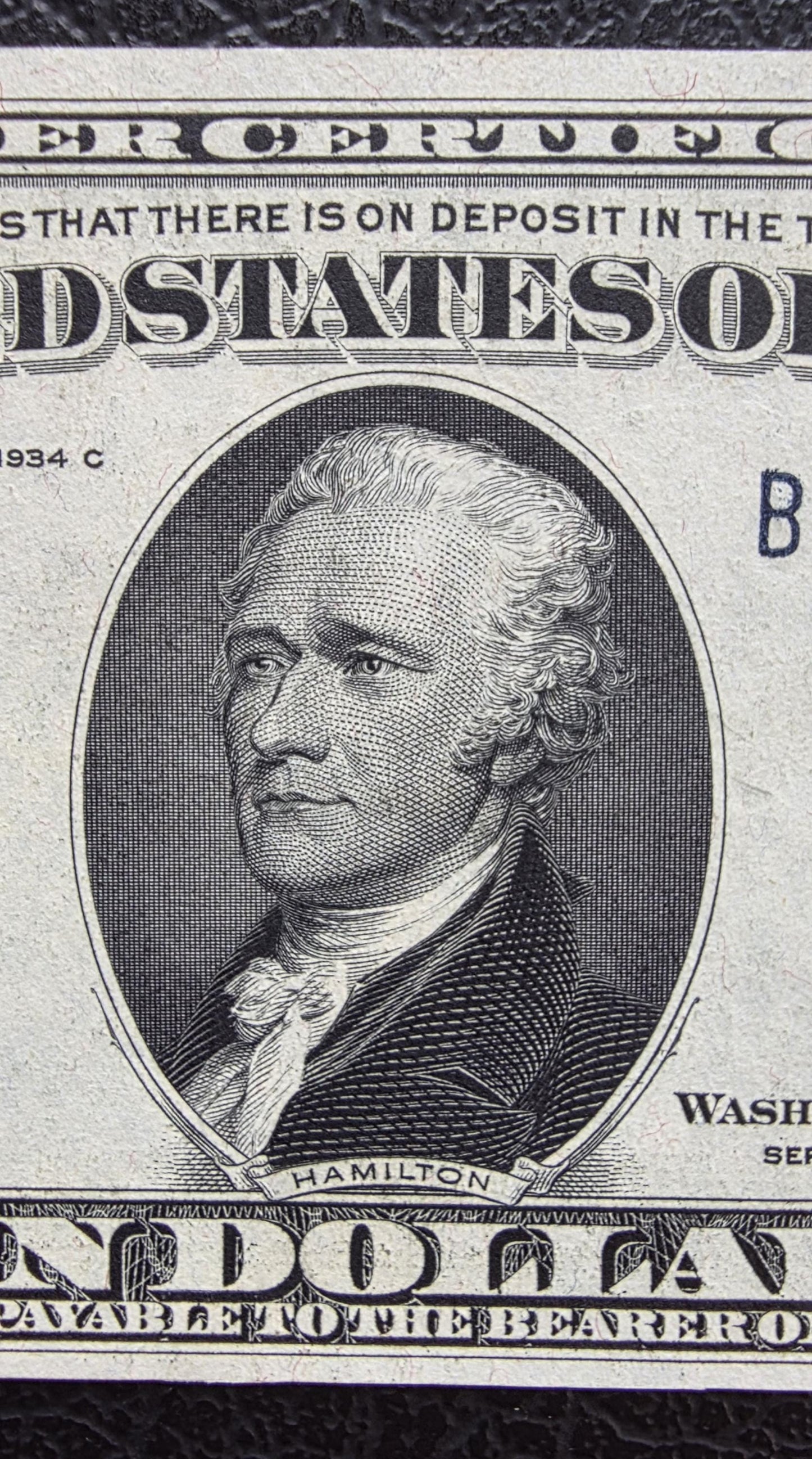 Ten 10 Dollars 1934 Silver certificate United States USA GEM Uncirculated UNC