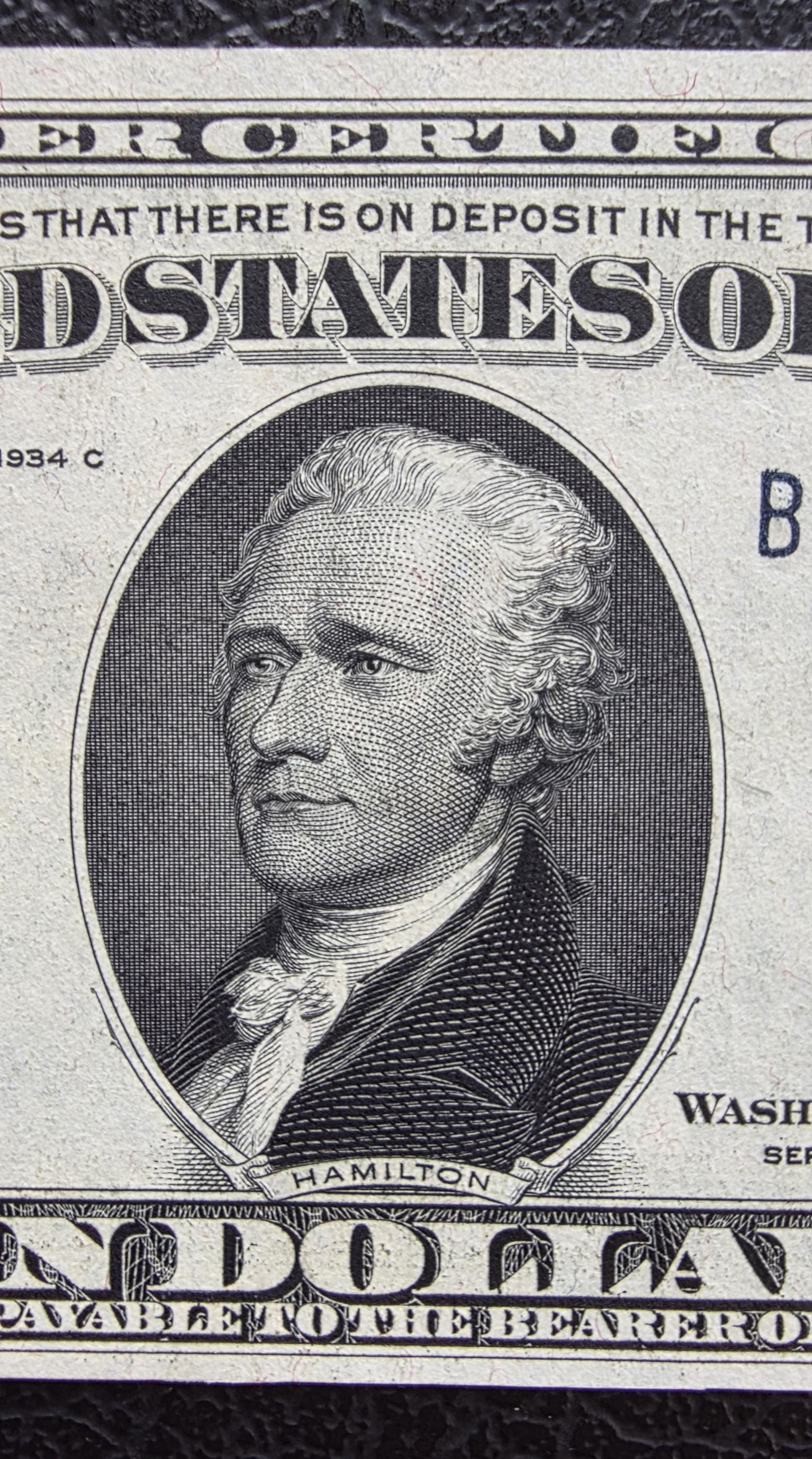 Ten 10 Dollars 1934 Silver certificate United States USA GEM Uncirculated UNC