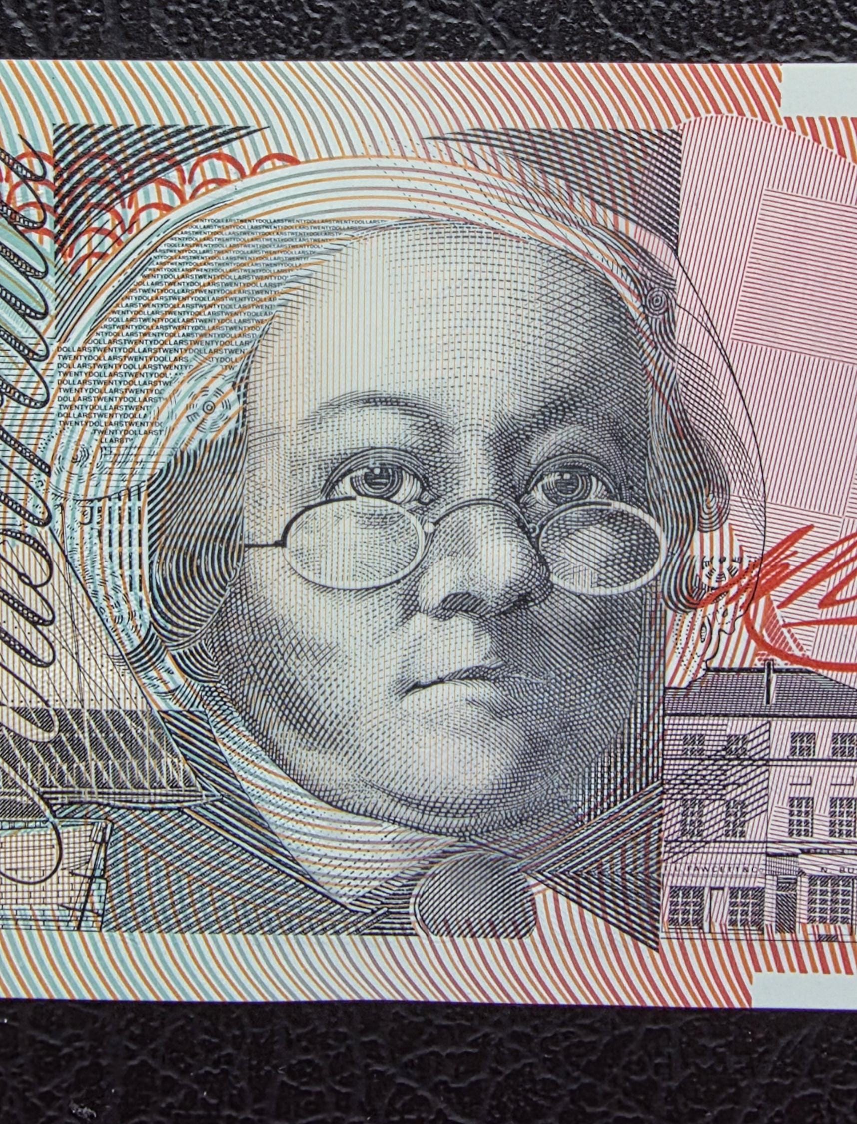 20 Twenty Dollars 1994 Australia Fraser Evans Gem Uncirculated Polymer