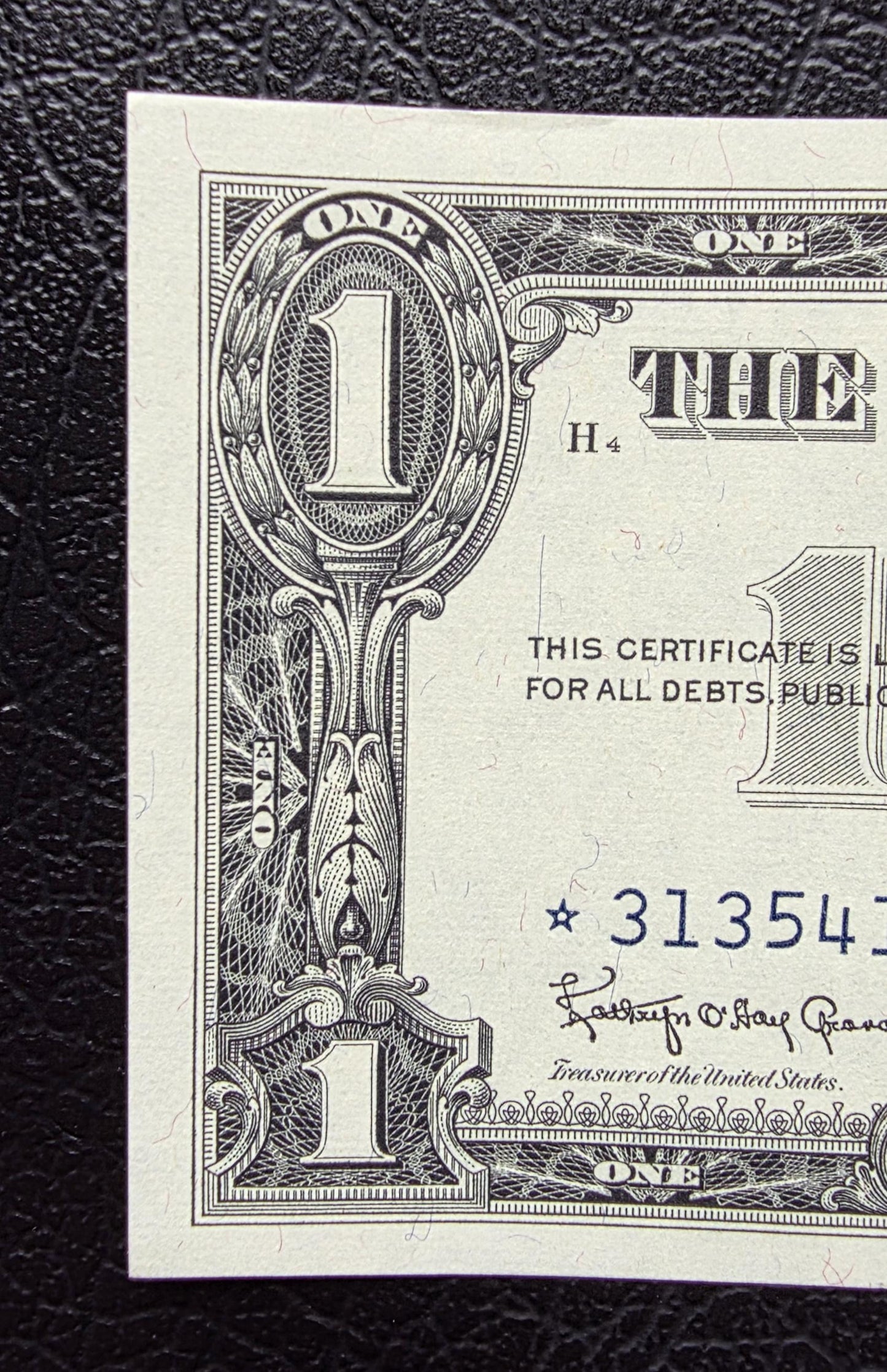 One Dollar 1957 Blue Seal STAR replacement note United States of America USA Gem Uncirculated UNC