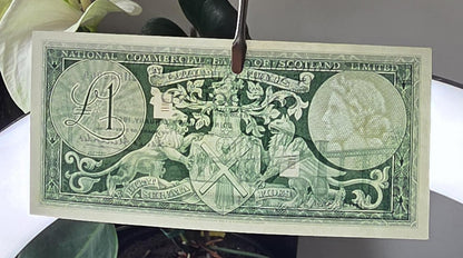 Set of 1 and 5 Pounds 1963- 1968 Scotkand About Uncirculated AUNC- Rare