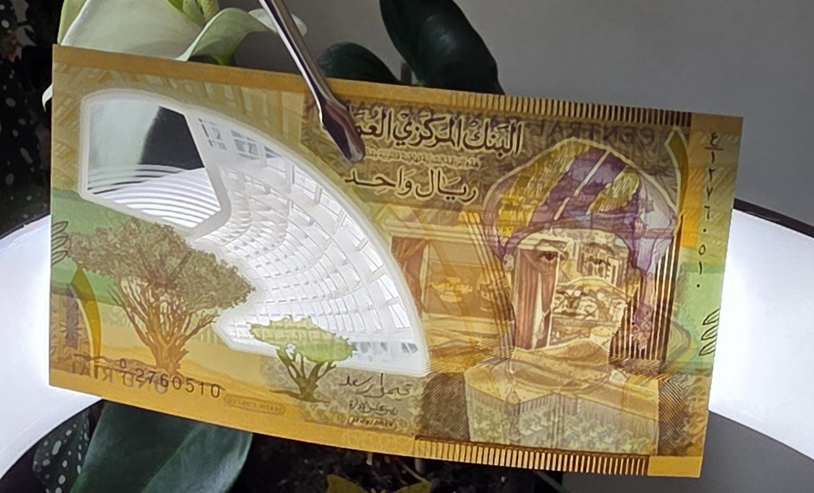 One 1 Rial 2025 Polymer Oman NEW notes Gem Uncirculated UNC