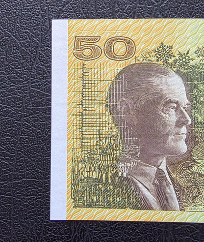 50 Fifty Dollars 1990s Australia Fraser & Evans Gem Uncirculated UNC