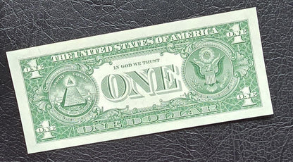 One Dollar 1957 Blue Seal STAR replacement note United States of America USA Gem Uncirculated UNC
