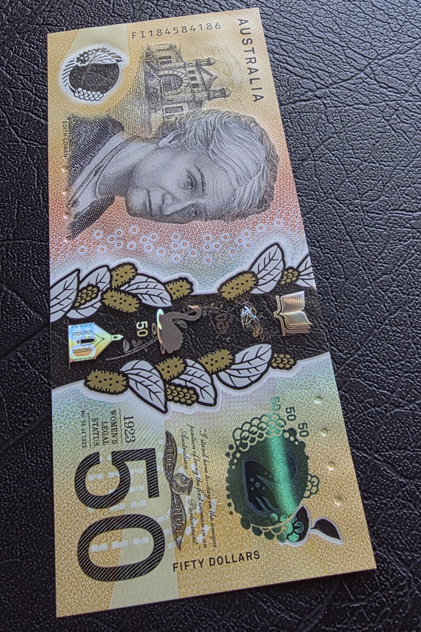 50 Dollars Australia 2018 polymer notes Gem Uncirculated UNC