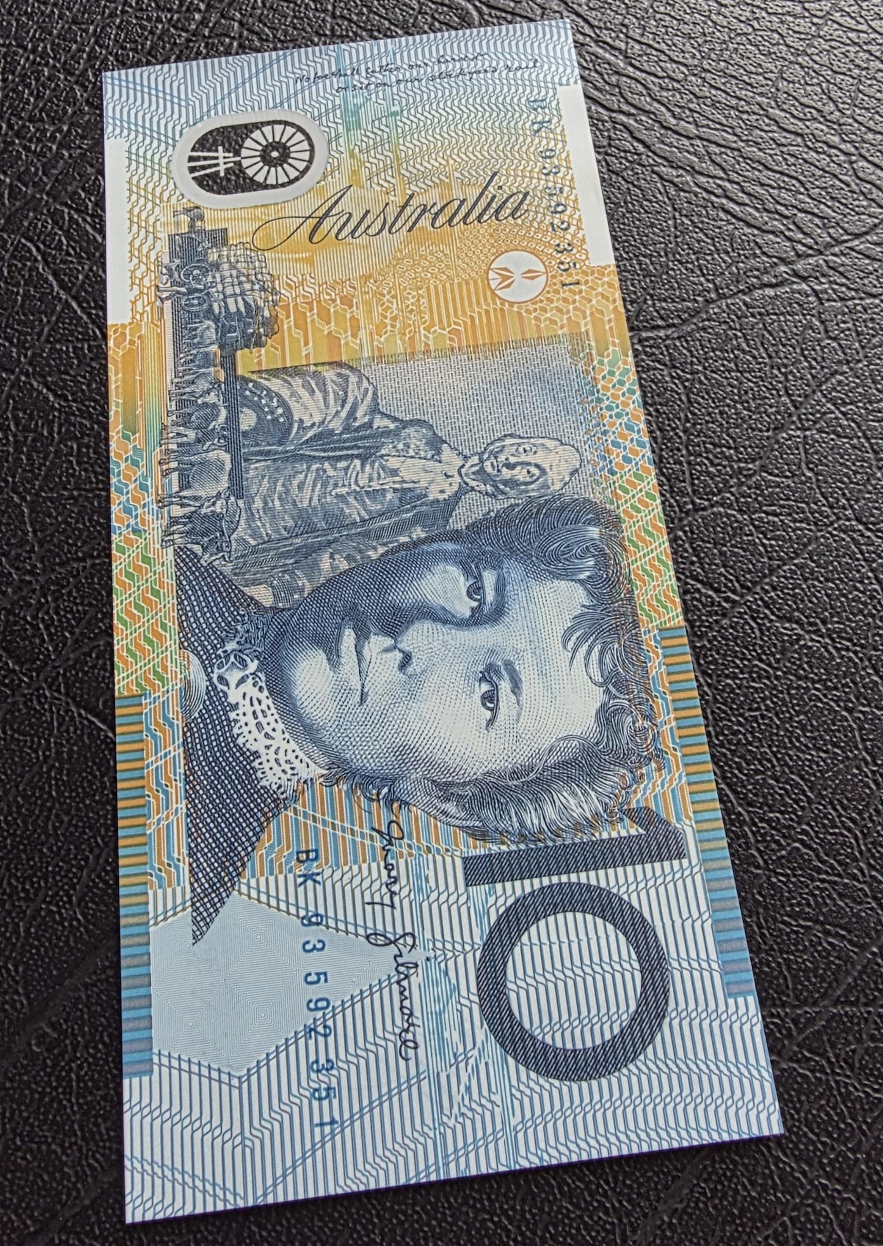10 dollars Australia notes Gem Uncirculated UNC
