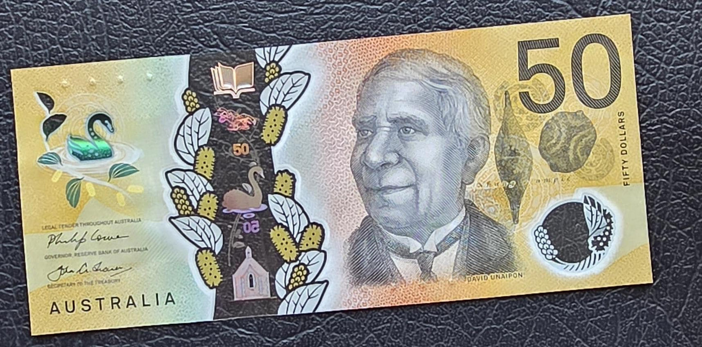 50 Dollars Australia 2018 polymer notes Gem Uncirculated UNC