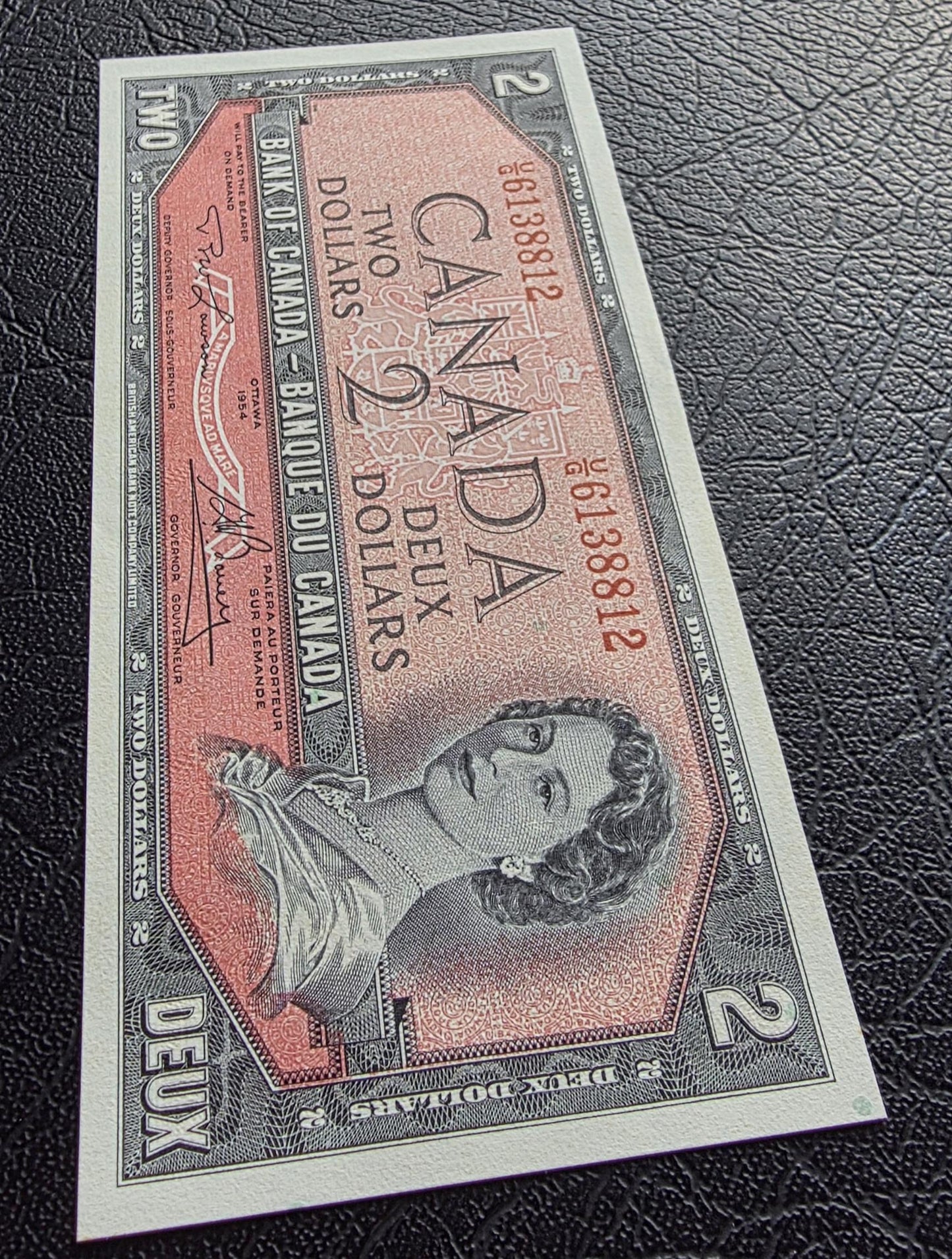 Two Dollars 1954 Canada Gem Uncirculated UNC