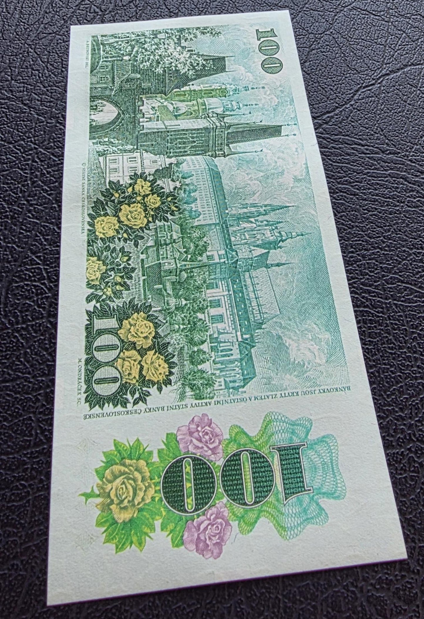 Set of 10, 20 and 100 Korun Czechoslovakia 1986- 1989 Gem Uncirculated UNC (three notes)