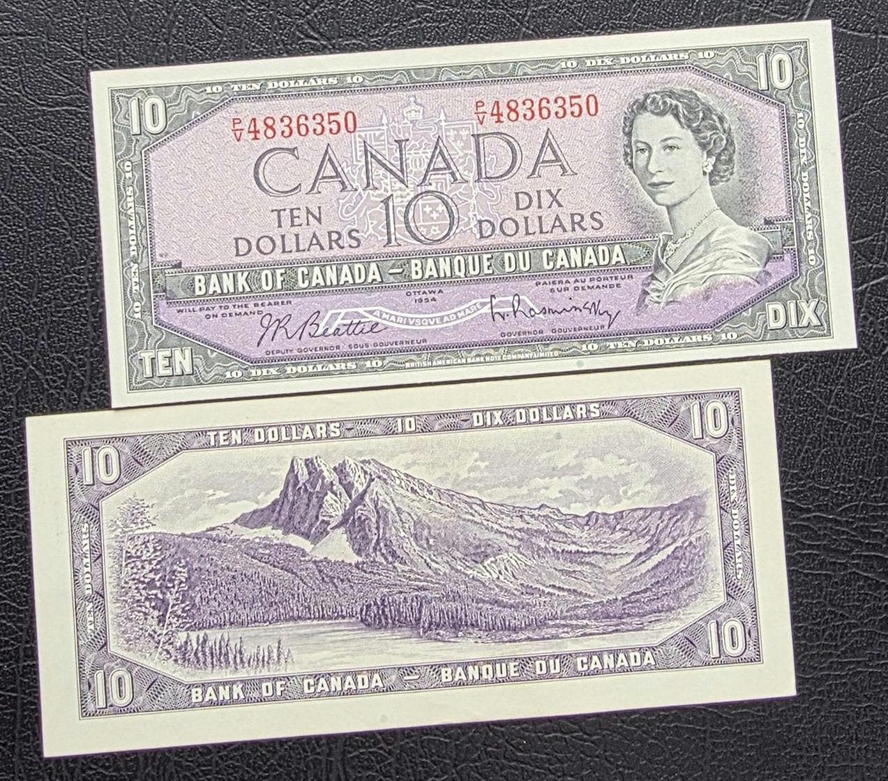 10 Dollars 1954 Canada Uncirculated UNC