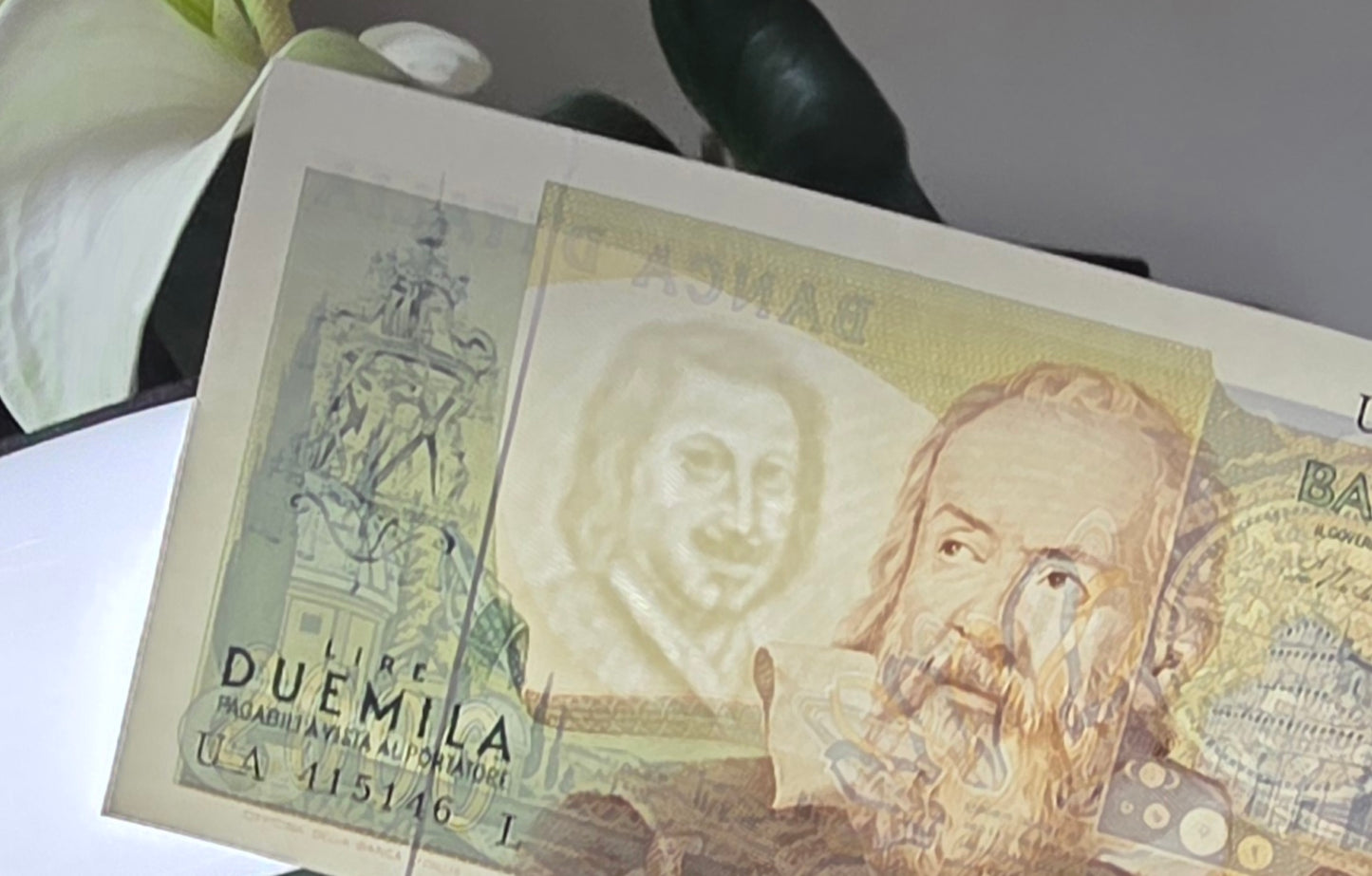 Set of 5, 500, 1000 (×2), 2000(x2), 5000 and 10000 1944- 1990s Lire Italy Italia Gem Uncirculated UNC (8 notes) Rare set