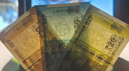 India Rupees set of 10, 20 and 50  Rupees 2020s Gem Uncirculated UNC (3 banknotes)